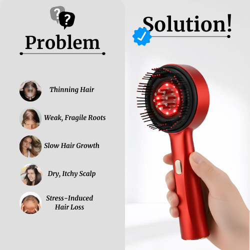 Red Light Scalp Massager